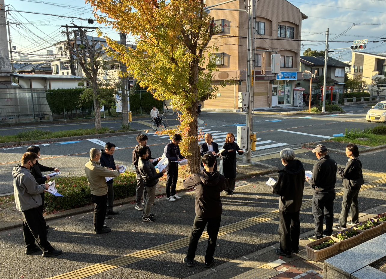住友電工（株）さんが富田地区フィールドワーク